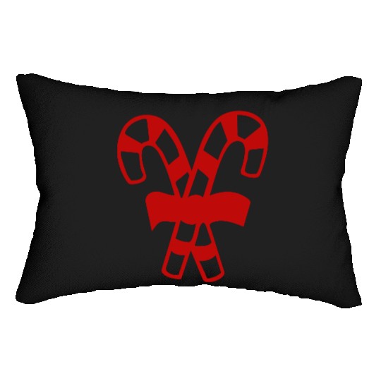 Candy Canes Lumbar Pillows