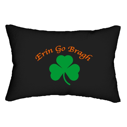 Erin Go Bragh Shamrock Lumbar Pillows
