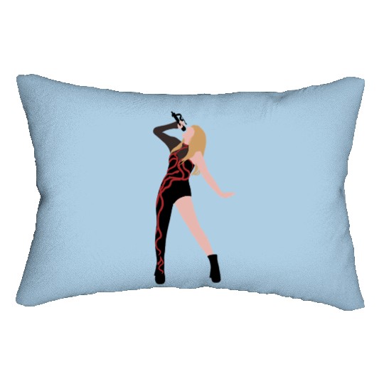 Eras tour reputation Lumbar Pillows