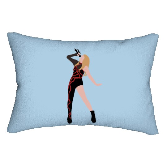 Eras tour reputation Lumbar Pillows