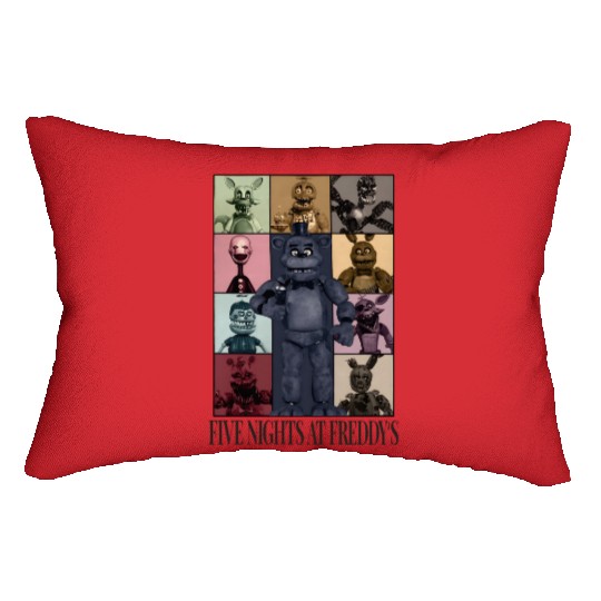 Five Nights At Freddys Eras Tour Lumbar Pillows