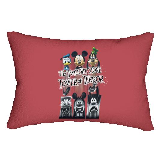 Retro Disney The Twilight Zone Tower Of Terror  Lumbar Pillows, Tower of Terror Ride Lumbar Pillows