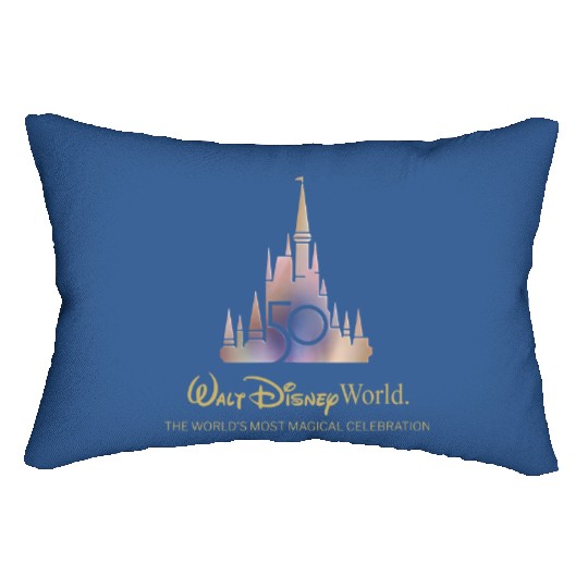 Disneyworld 50th Anniversary Lumbar Pillows, Disneyland Vacation 2023, Family Matching Trip Lumbar Pillows