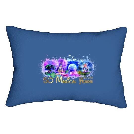 DisneyWorld Lumbar Pillows for 50th Anniversary Celebration, DisneyWorld 50th Anniversary Lumbar Pillows