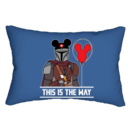 This Is The Way Lumbar Pillows, Disney Lumbar Pillows, Star Wars Lumbar Pillows, Mandalorian Lumbar Pillows