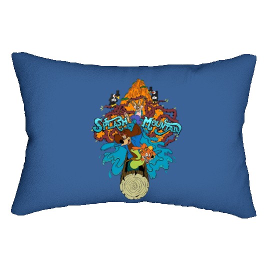Splash Mountain Comfort Colors Lumbar Pillows, Disney Mountain Lumbar Pillows