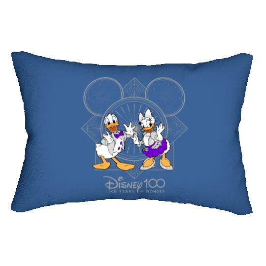 Disney 100 Years of Wonder Lumbar Pillows, Donald And Daisy Duck Lumbar Pillows