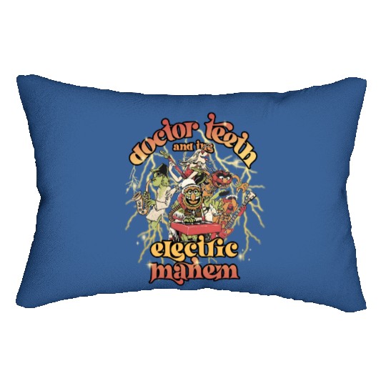 Disney Muppets Doctor Teeth And The Electric Mayhem Poster Lumbar Pillows