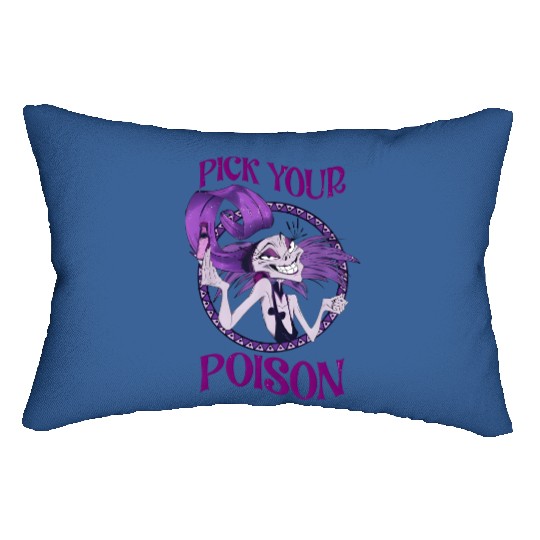 Retro Yzma Pick Your Poison Lumbar Pillows / The Emperor's New Groove Disney Villains Lumbar Pillows