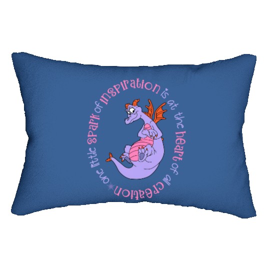 Figment Lumbar Pillows, Cute Colorful Disney Lumbar Pillows, Disney Lumbar Pillows, Disney World Lumbar Pillows
