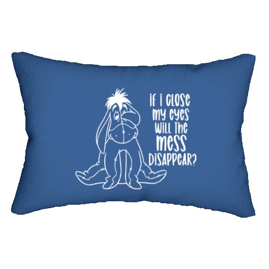 Eeyore close my eyes Disney unisex Lumbar Pillows