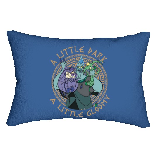 Retro 90s Disney Hercules Villains Hades Lumbar Pillows, Vintage Disney Diva The Muses Honey You Mean Hunkules