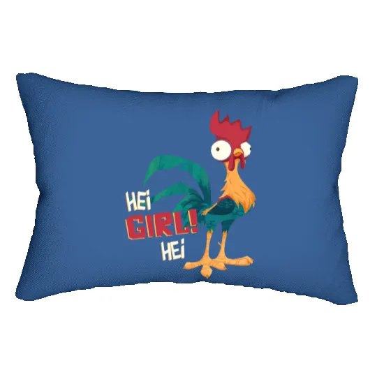 Disney Moana Hei Hei Chicken Hei Girl Hei Comfort Colors Lumbar Pillows Unisex