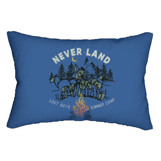 Discover Disney Peter Pan Lost Boys Summer Camp Portrait Lumbar Pillows