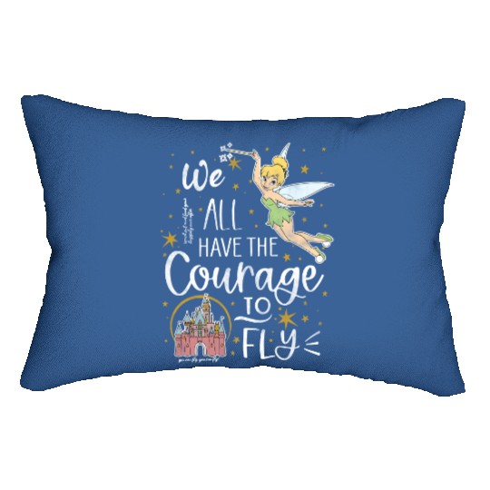 Magic Kingdom Fireworks Lumbar Pillows, Happily Ever After Lumbar Pillows, Disney Castle Tinkerbell Fireworks Lumbar Pillows