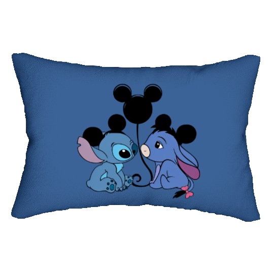 Stitch and Eeyore Lumbar Pillows, Disney Lumbar Pillows