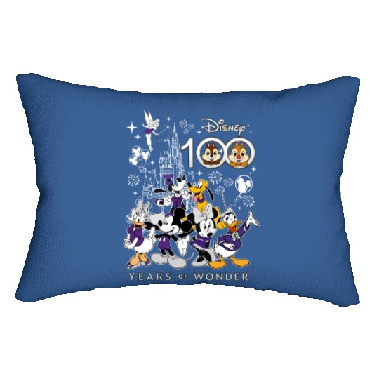 Disney 100 Years Of Wonder Lumbar Pillows, Mickey And Friends 100th Anniversary