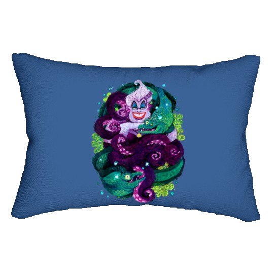 Disney The Little Mermaid Lumbar Pillows Disney Ursula Lumbar Pillows, Little Mermaid Ursula Lumbar Pillows