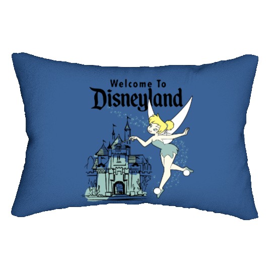 Disneyland Lumbar Pillows, Tinker Bell Lumbar Pillows, Tinkerbell Lumbar Pillows