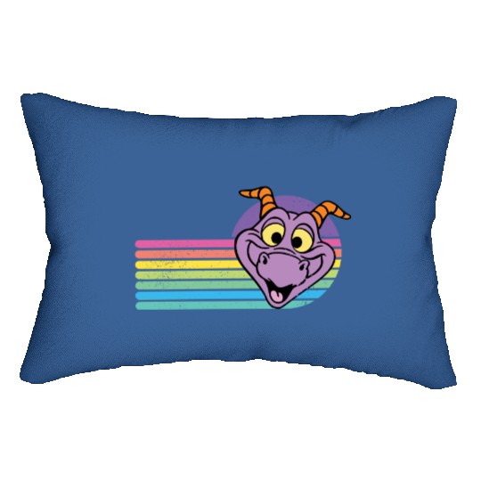 Disney vintage comfort colors Lumbar Pillows - Disney figment Lumbar Pillows - Disney Epcot Lumbar Pillows