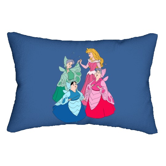 Sleeping Beauty Disney Lumbar Pillows,Aurora Princess Lumbar Pillows, Disney Group Lumbar Pillows