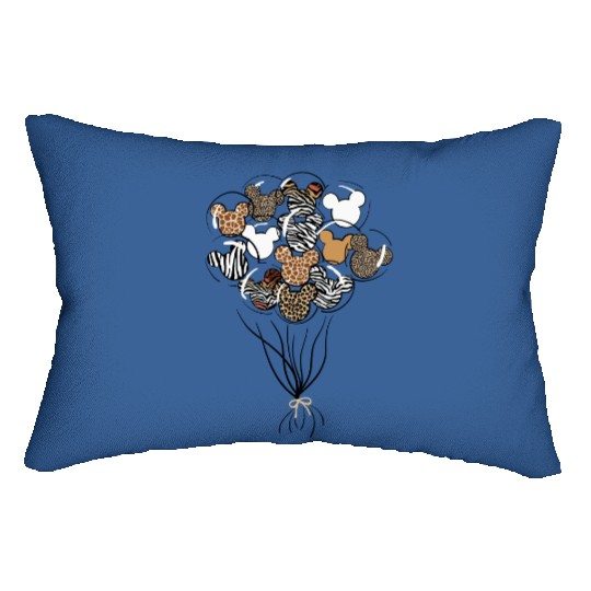Mickey Balloons Animal Kingdom Lumbar Pillows, Disney Safari Lumbar Pillows
