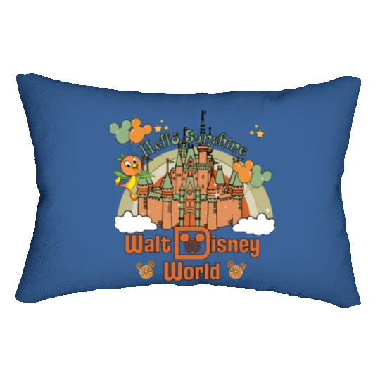 Orange Bird Tank, Disney Epcot Flower Tank, Orange Bird Lumbar Pillows