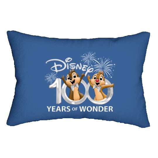 Chip and Dale Disney 100th Anniversary Lumbar Pillows, Disney 100 Years Of Wonder Lumbar Pillows