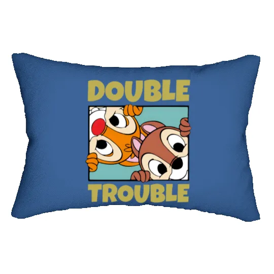 Chip n Dale Lumbar Pillows,Double And Trouble Lumbar Pillows,Chip And Dale,Disney Chip And Dale Lumbar Pillows,Chip Lumbar Pillows,Dale Lumbar Pillows
