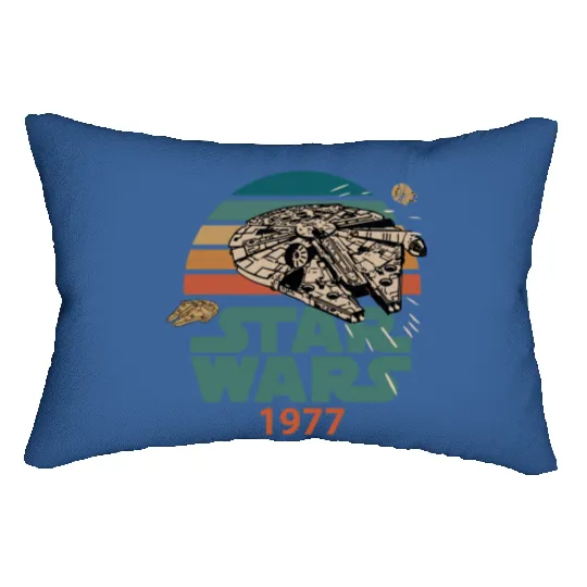 Star Wars 1977 Millennium Falcon Star Death Star  Lumbar Pillows Disneyland Summer Trip 2023 Lumbar Pillows