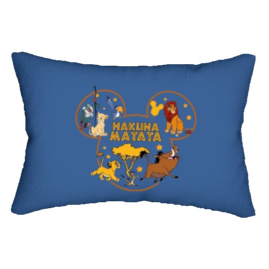 Disney Lion King Lumbar Pillows, Disney Hakuna Matata, Animal Kingdom, Mickey Hakuna Matata