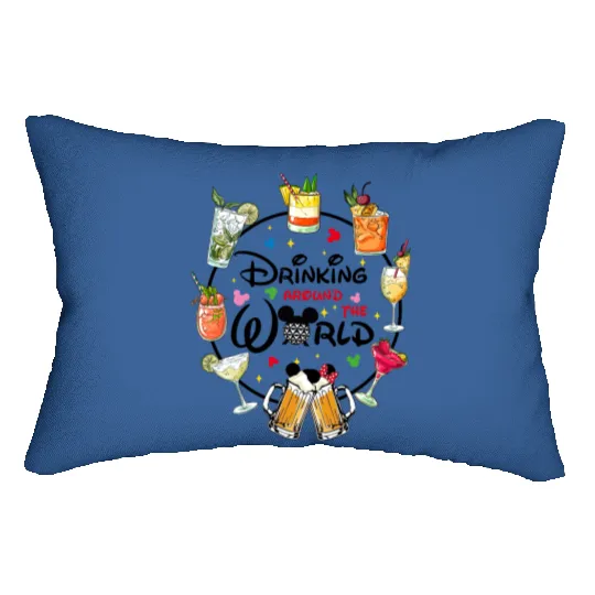 Snacking Around The World, Drinking Around The World, World Traveler Lumbar Pillows, Disney Family Lumbar Pillows
