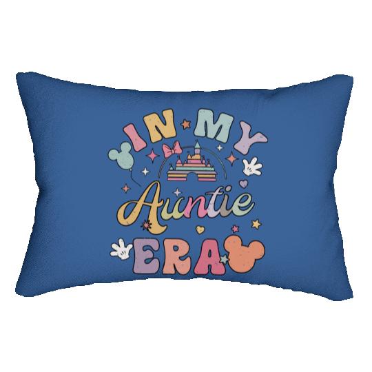 In My Auntie Era Lumbar Pillows, Disney Aunt Lumbar Pillows, Ears Lumbar Pillows for Auntie