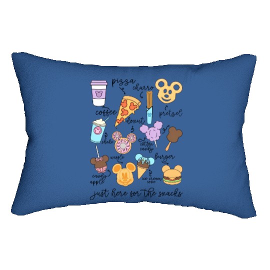 Disney Snacks Lumbar Pillows, Disney Family Lumbar Pillows, Disney Aesthetic Lumbar Pillows, Disneyland Lumbar Pillows, Lumbar Pillows