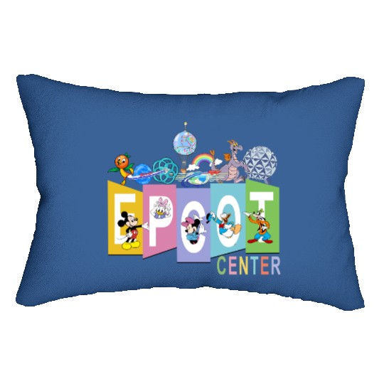 Disney Epcot Center Tank, Vintage Disney Epcot Tank, Retro Disney Tank, Mickey And Friend Tank Lumbar Pillows
