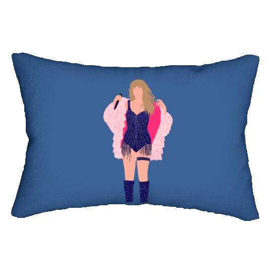TaylorSwift Eras Tour Midnights Outfit art Lumbar Pillows