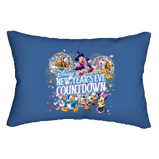 Disney New Years Lumbar Pillows, Disney  Lumbar Pillows, New Year's Eve Countdown Shir