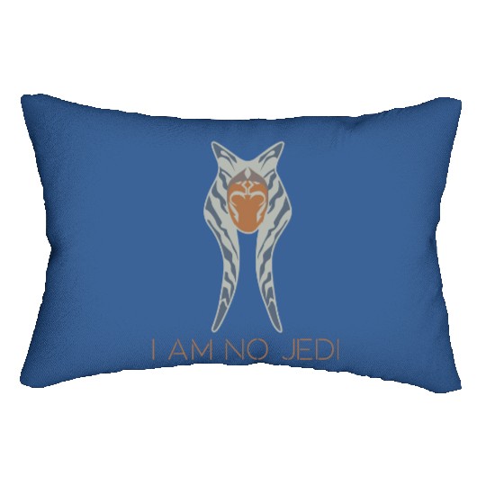 I Am No Jedi Lumbar Pillows, Star Wars Lumbar Pillows, Ahsoka Tano Lumbar Pillows, Disney Star Wars Lumbar Pillows