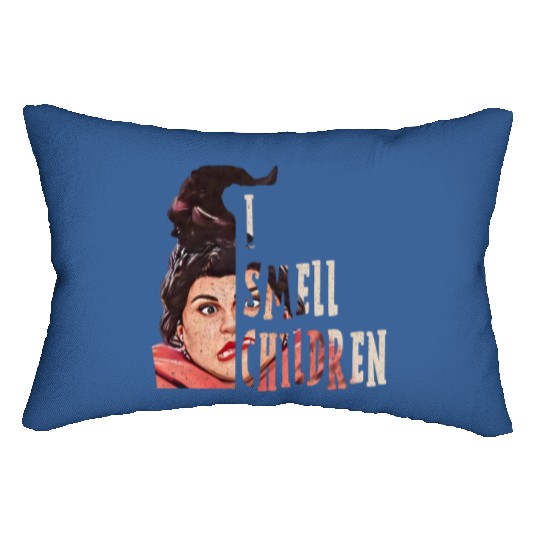 Retro Mary Sanderson Quote I Smell Lumbar Pillows, Hocus Pocus Lumbar Pillows, Disney Witch Lumbar Pillows