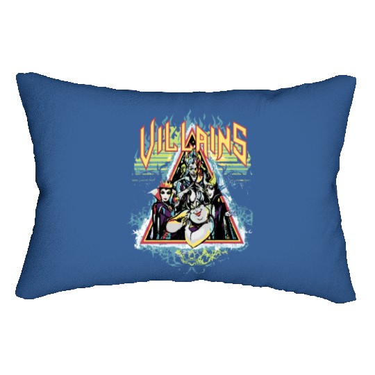 Retro Disney Villains Characters Maleficent Ursula Evil Lumbar Pillows