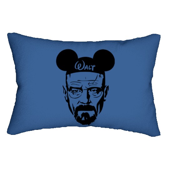 Disney Lumbar Pillows, Walter White Heisenberg Walt Lumbar Pillows, Walt White Lumbar Pillows