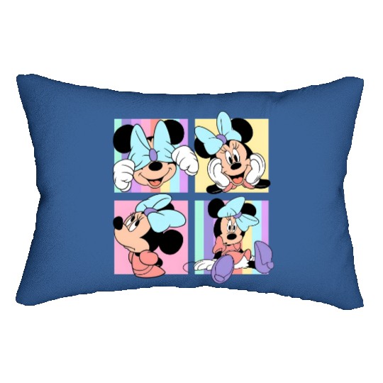 Vintage Minnie Mouse Lumbar Pillows, Disney Lumbar Pillows, Disneyland Lumbar Pillows, Vintage Disney Lumbar Pillows