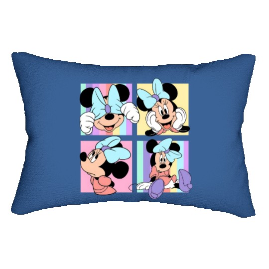 Vintage Minnie Mouse Lumbar Pillows, Disney Lumbar Pillows, Disneyland Lumbar Pillows, Vintage Disney Lumbar Pillows