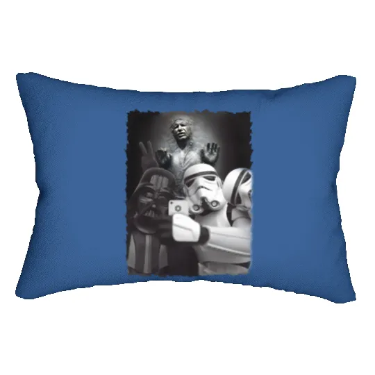 Darth Vader Stormtrooper Han Solo Selfie 2023 Lumbar Pillows Disney Trip 2023 Lumbar Pillows