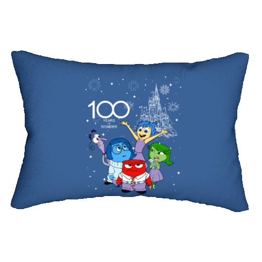 Disney Inside Out Group Characters Lumbar Pillows, 100 Years of Wonder Lumbar Pillows