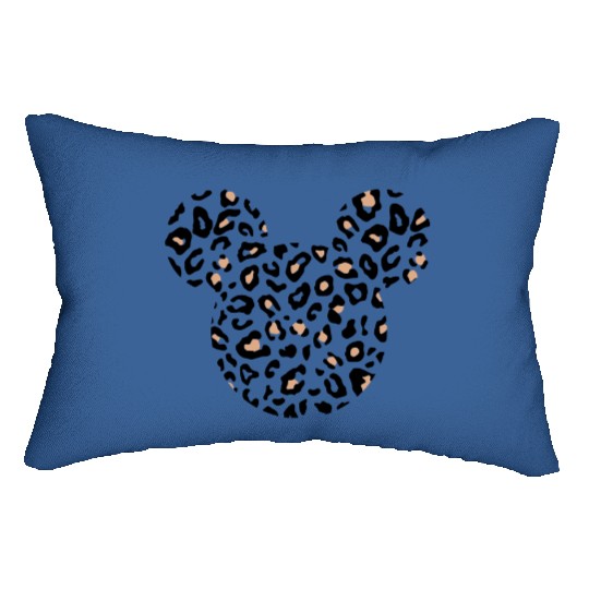 Leopard print Mickey Lumbar Pillows, Animal Kingdom Lumbar Pillows, women's Disney Lumbar Pillows