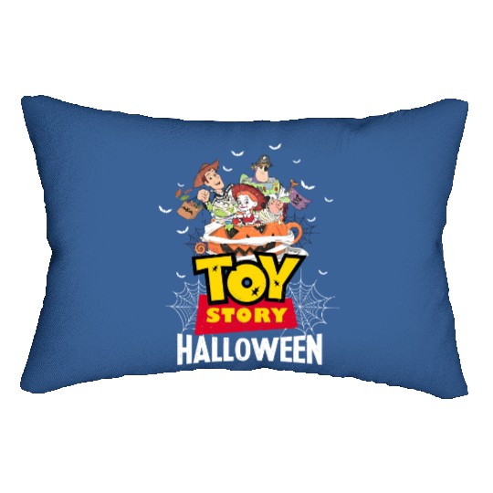 Toy Story Tea Cups Halloween  Lumbar Pillows, Retro Toy Story Pumpkin Lumbar Pillows, Disney Family Lumbar Pillows, Disney Trip Lumbar Pillows, Halloween Party