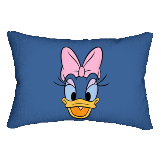Disney Daisy Duck Big Face Lumbar Pillows, Daisy Duck Big Portrait Lumbar Pillows