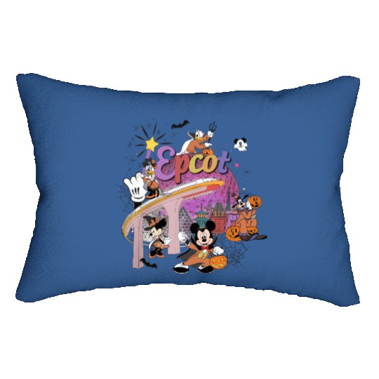 Disney Epcot Halloween  Lumbar Pillows, Mickey and Friends