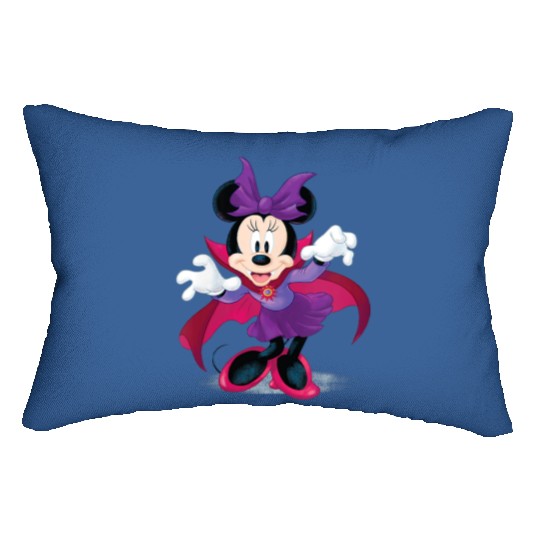 Womens Disney Halloween Minnie Mouse Vampire Lumbar Pillows